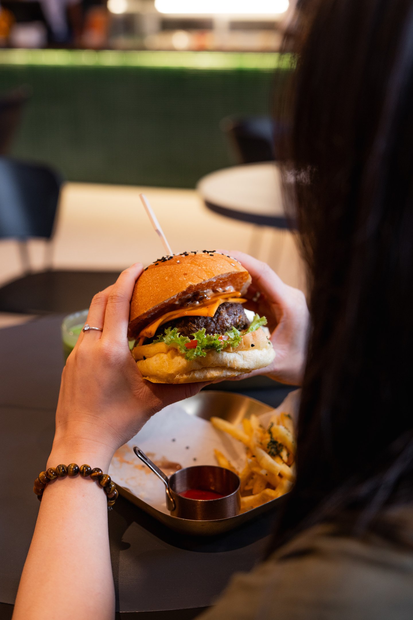 Wagyu Beef Burger at SOI Brunch in Batam