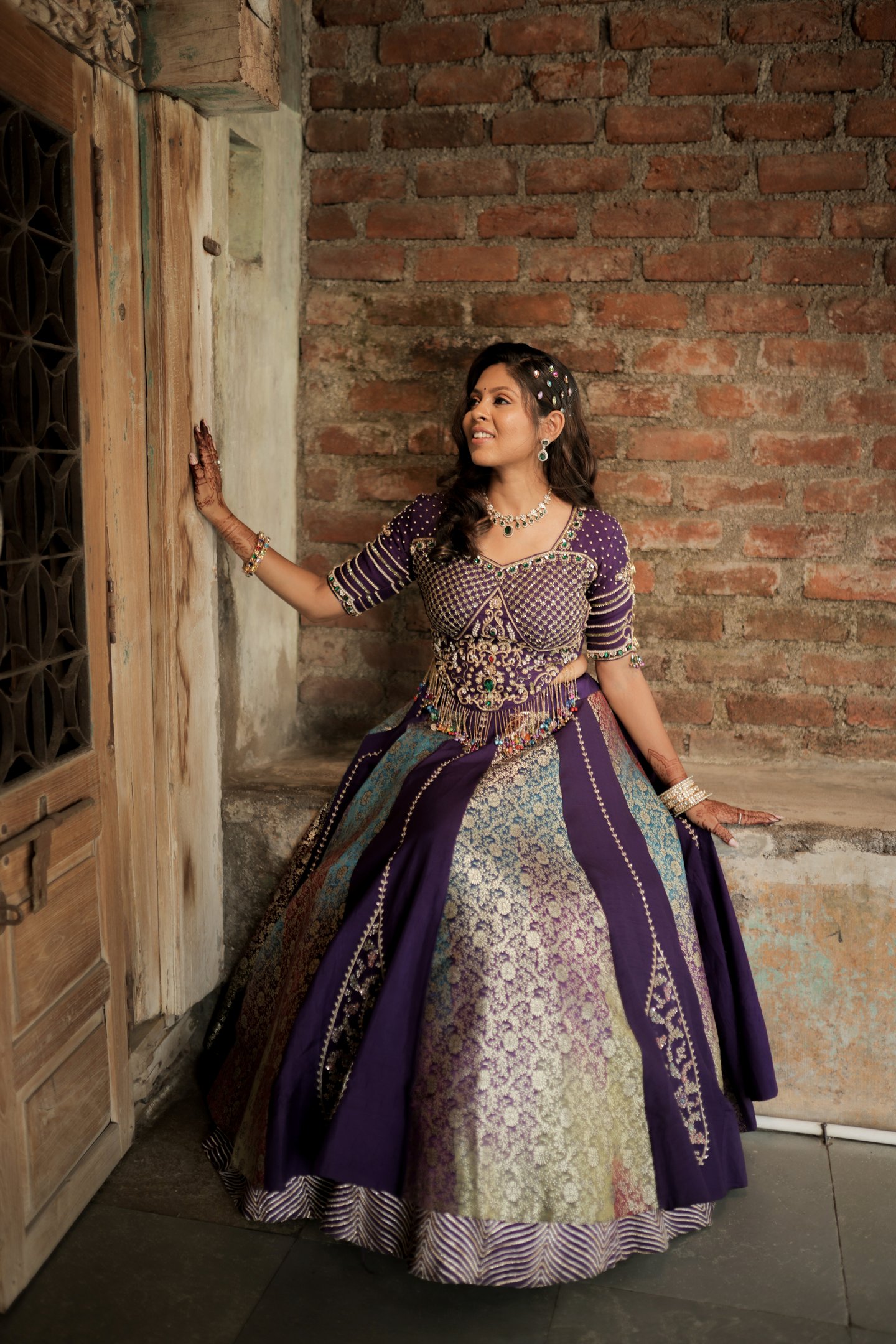 Wedding guest full makeup look by best makeup salon near me