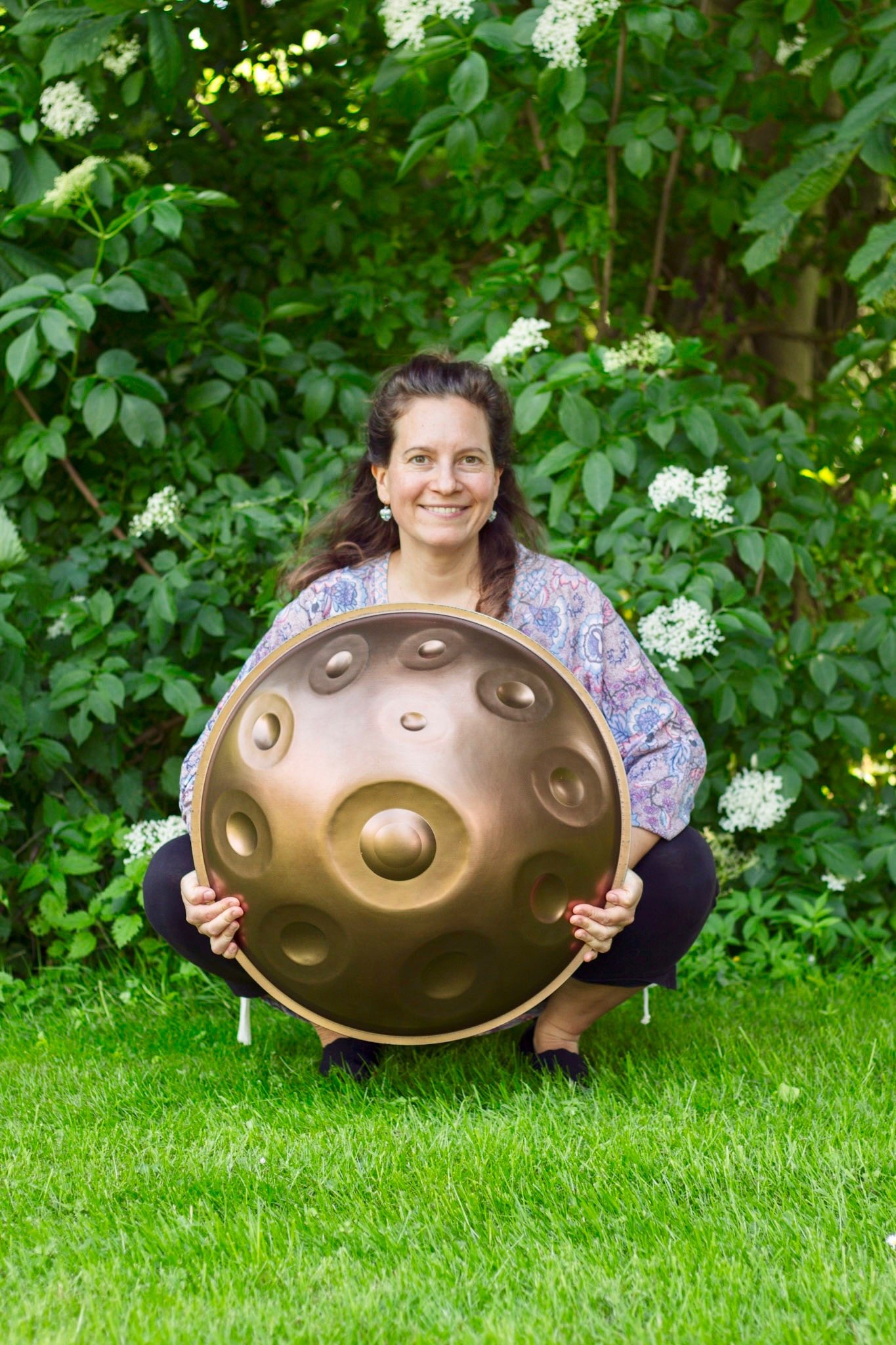 Melanie Albers Handpan Dithmarschen Schleswig Holstein Workshops Klangmassage Klangbad