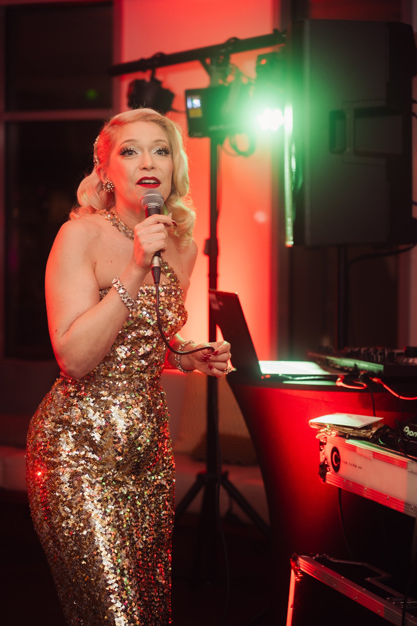 Animatrice d'une soirée d'entreprise