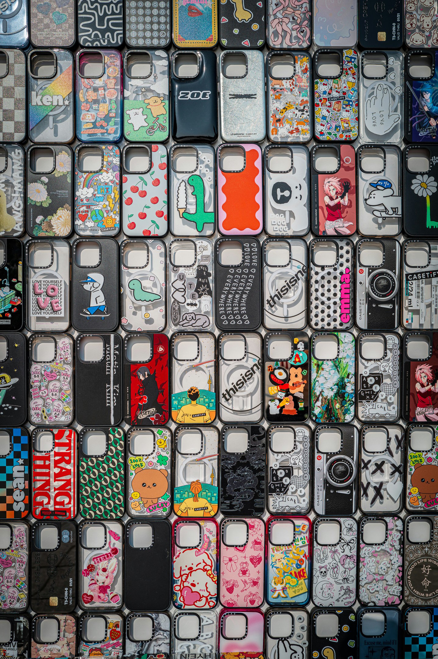 Multiple phone cases