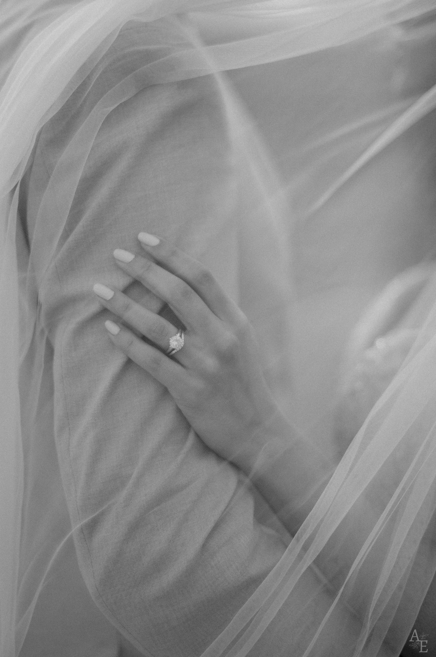 a bride and grooms wedding ring on their wedding day