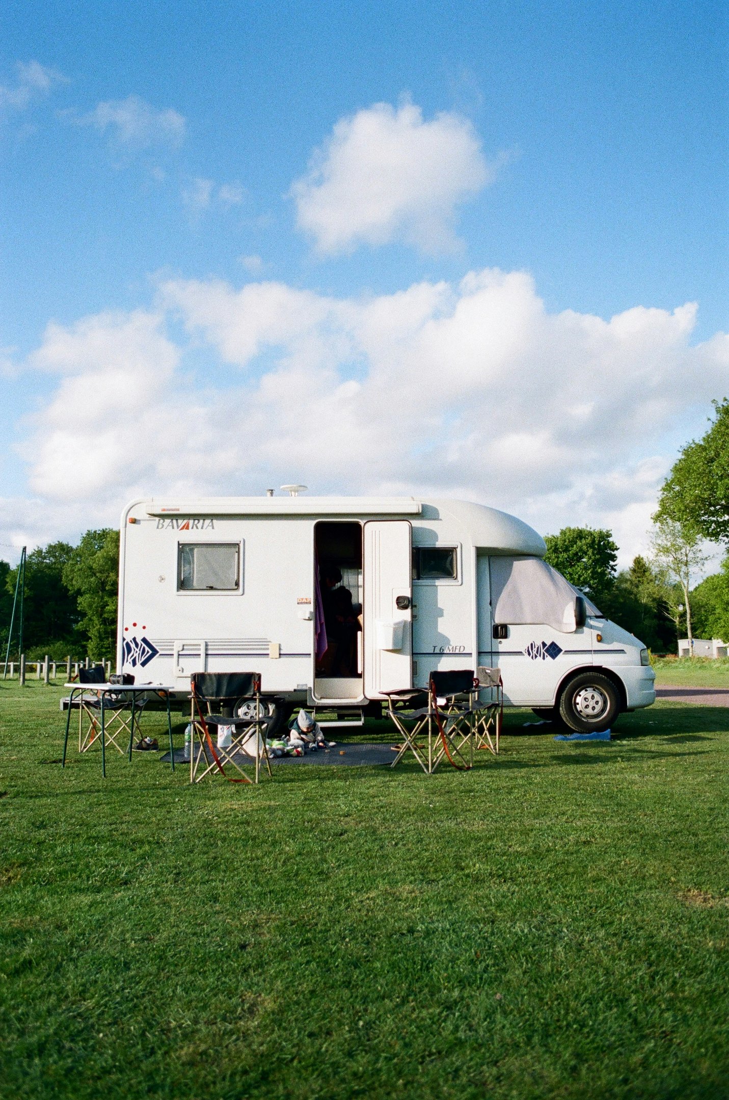 Stationnement de camping-car à la ferme