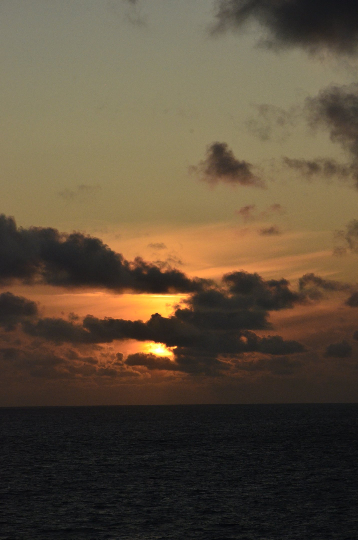 Sunset over the North Atlantic by Norway