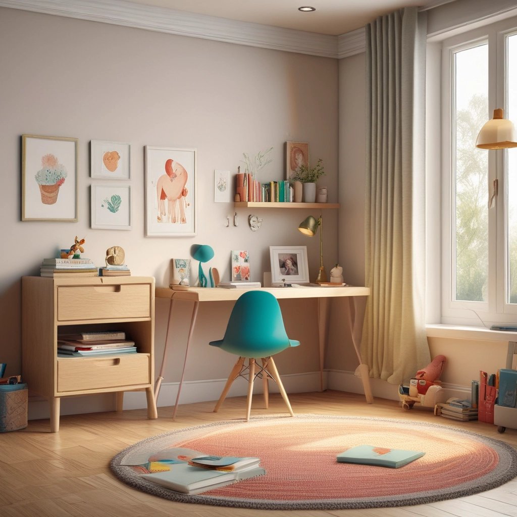 Bright living room with modern inventory