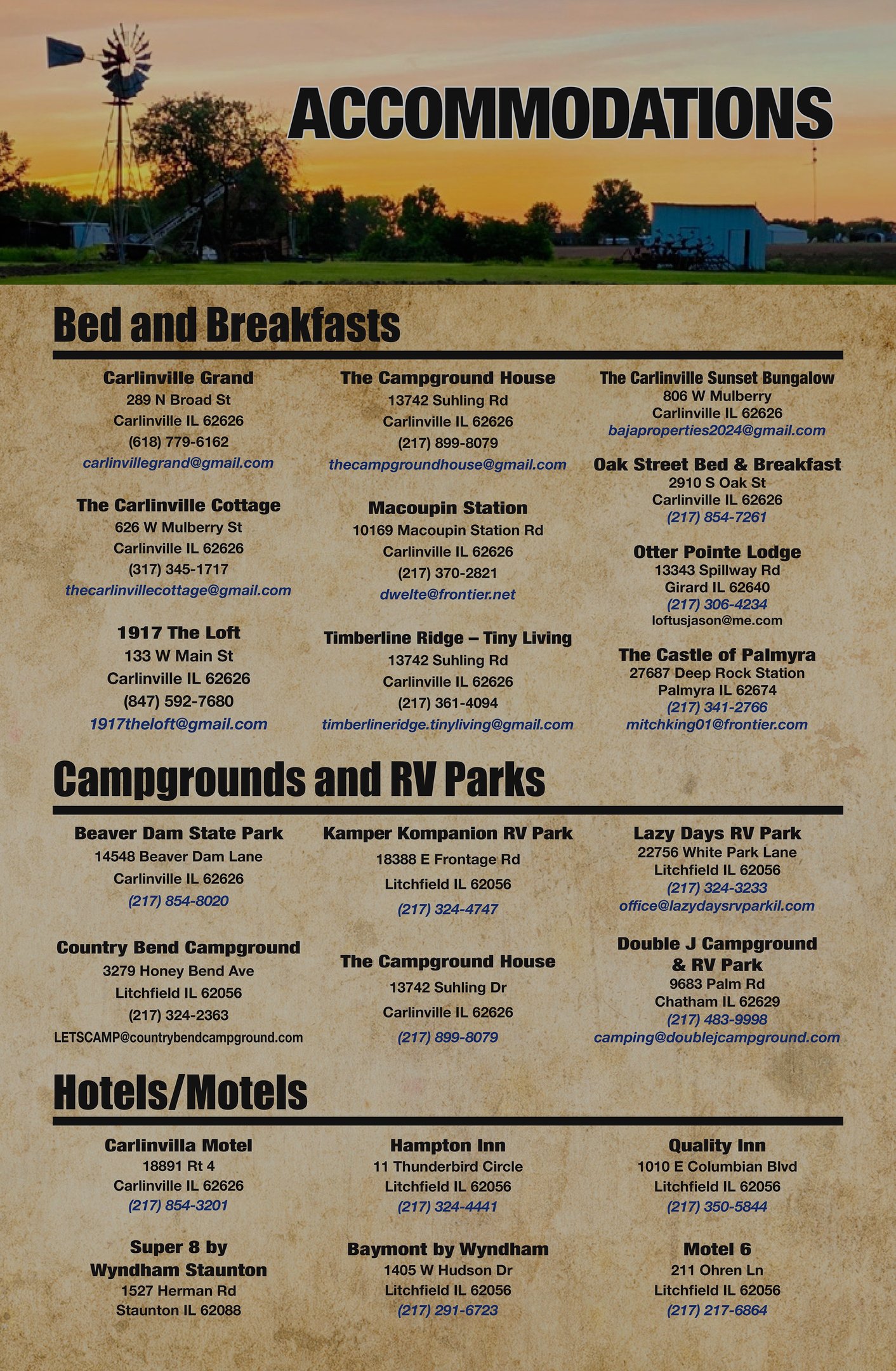 Accommodations