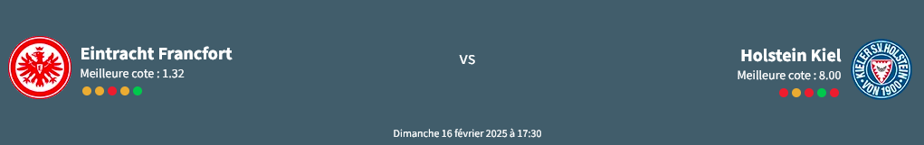 eintracht francfort holstein kiel prono holstein kiel eintracht francfort pronostic eintracht frank