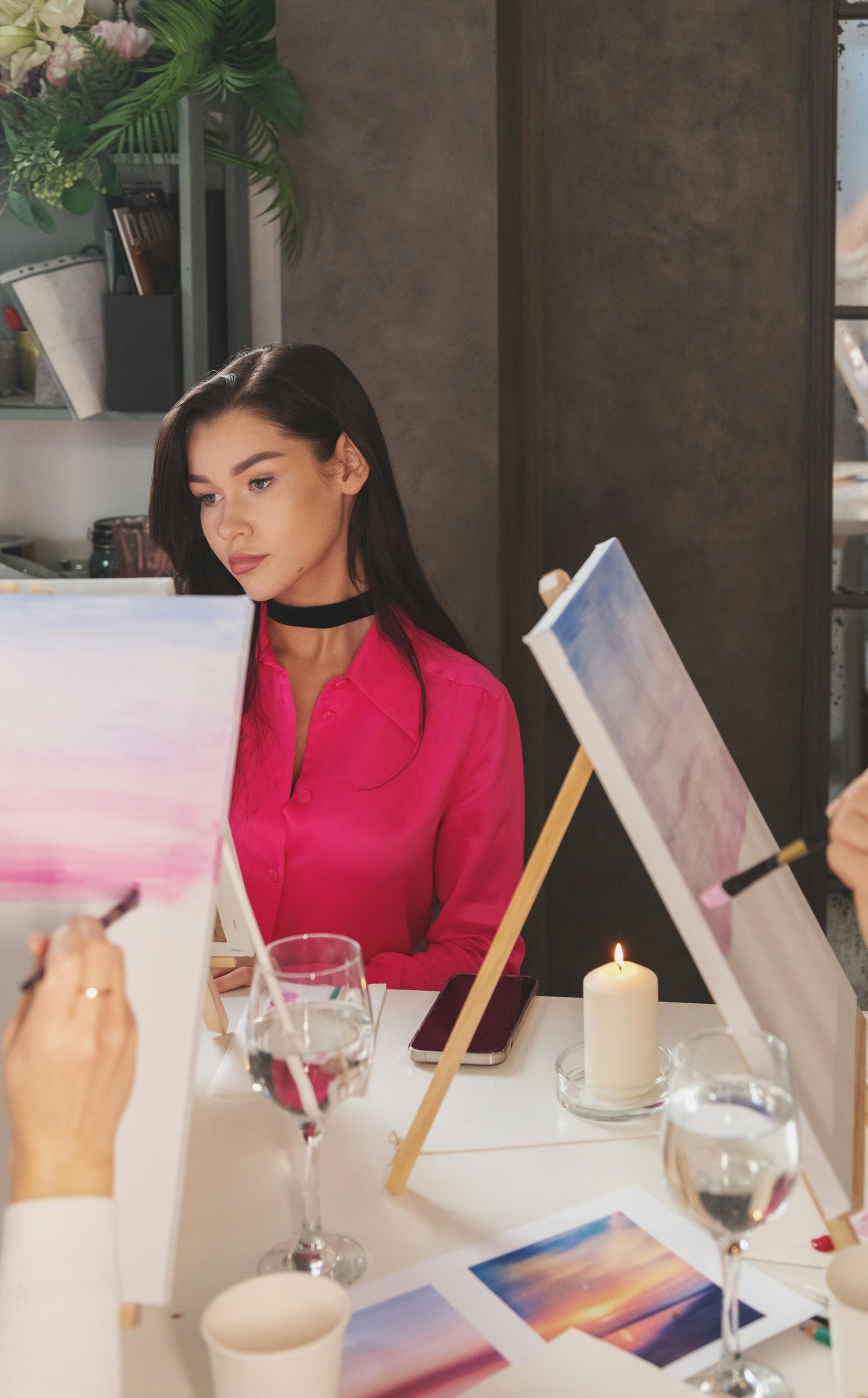 corporate paint party, birthday party