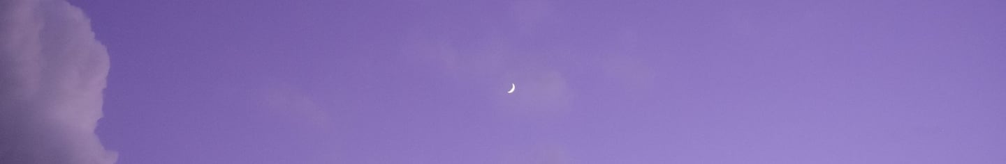 purple sky with a moon in the background