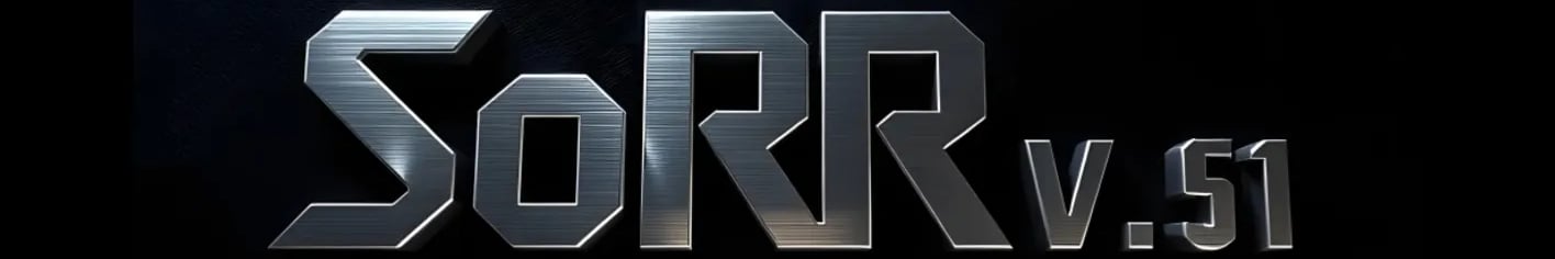 a logo for a company called SoRR V.5.1