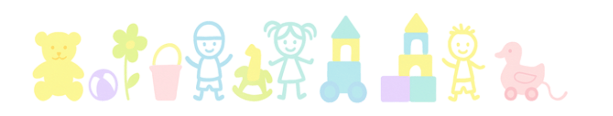 Frise avec des dessins enfantins