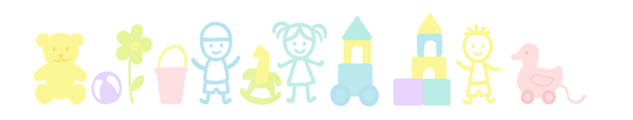 Frise avec des dessins enfantins