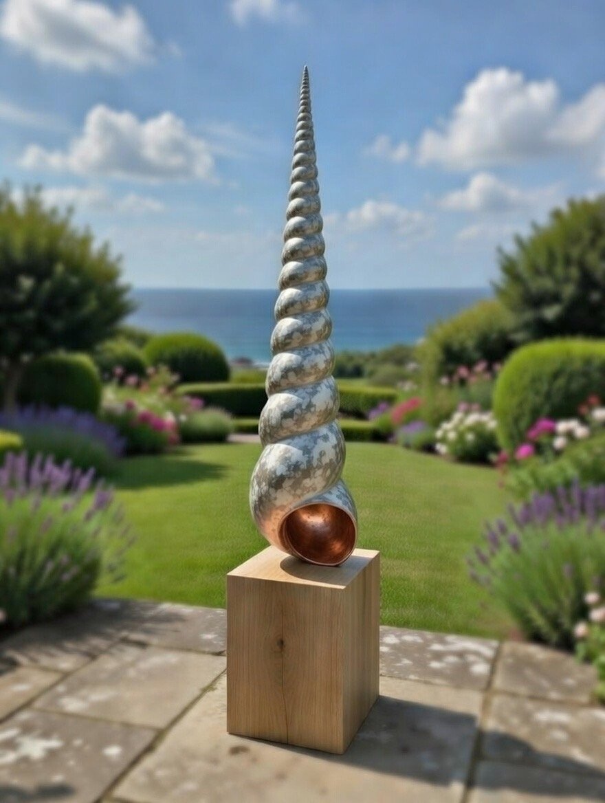 Bronze Sculpture Shell By Mark Richard Hall