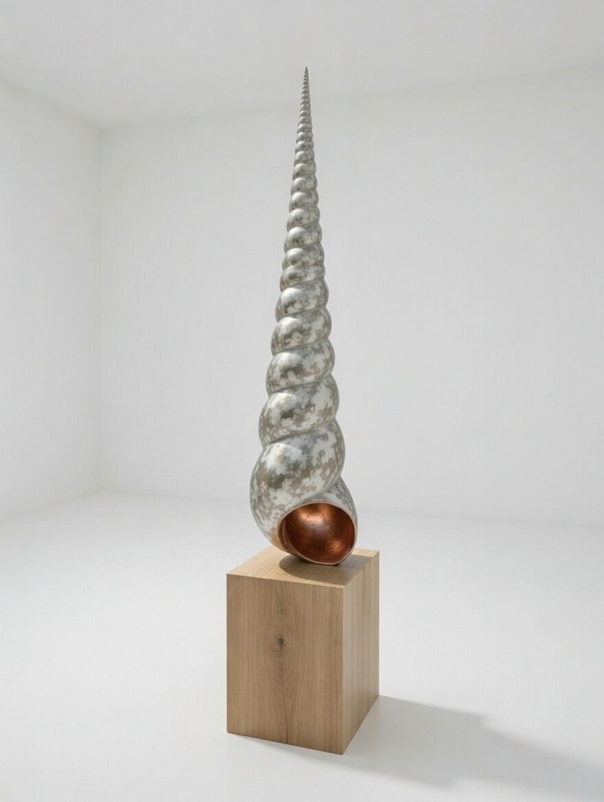 Bronze Sculpture Shell By Mark Richard Hall