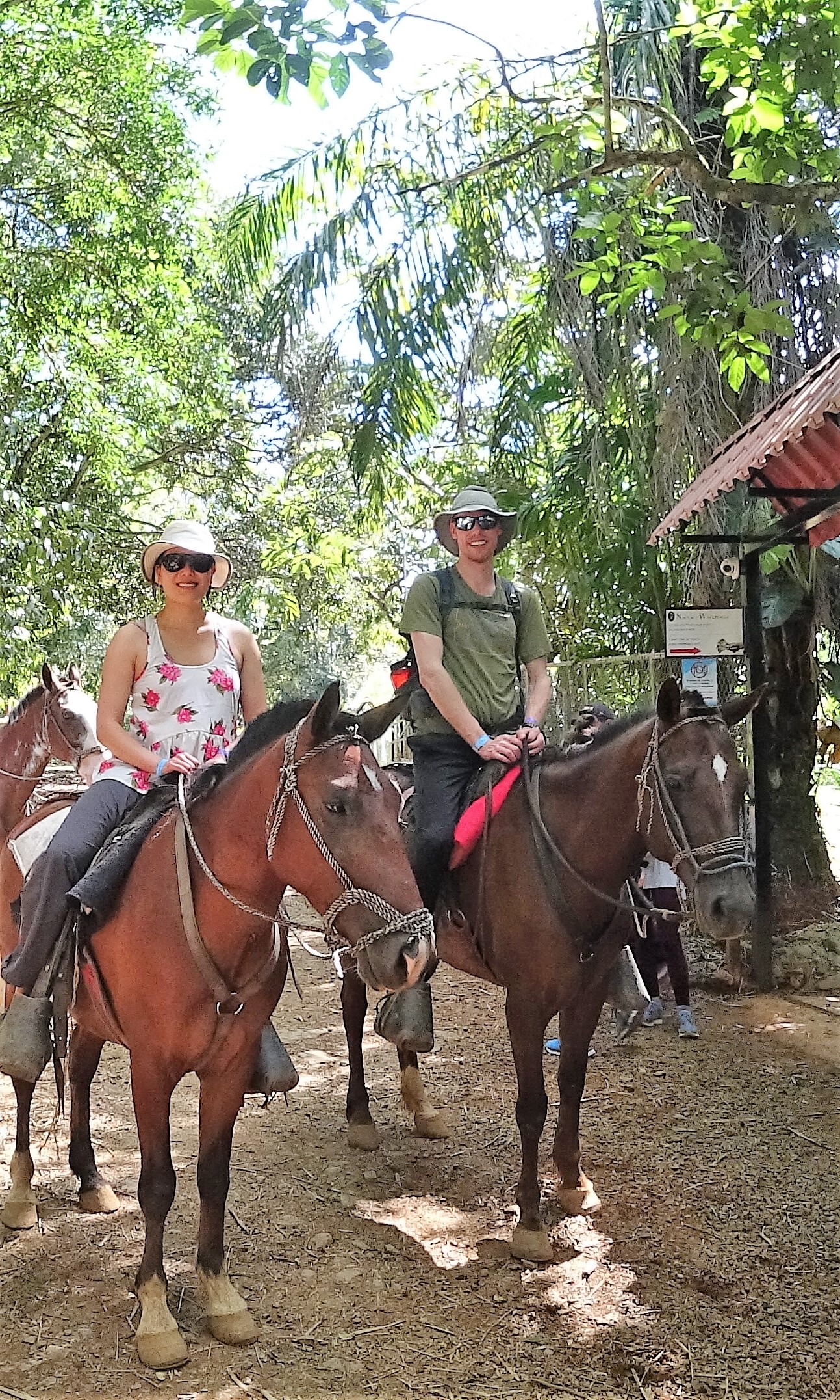Saddled up for Nauyaca Falls