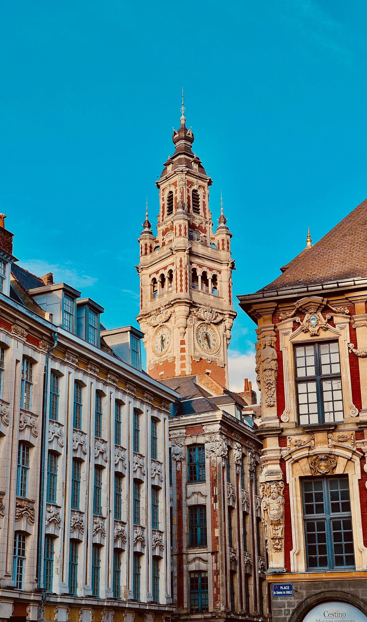 Beffroi de Lille dans le nord de la France.