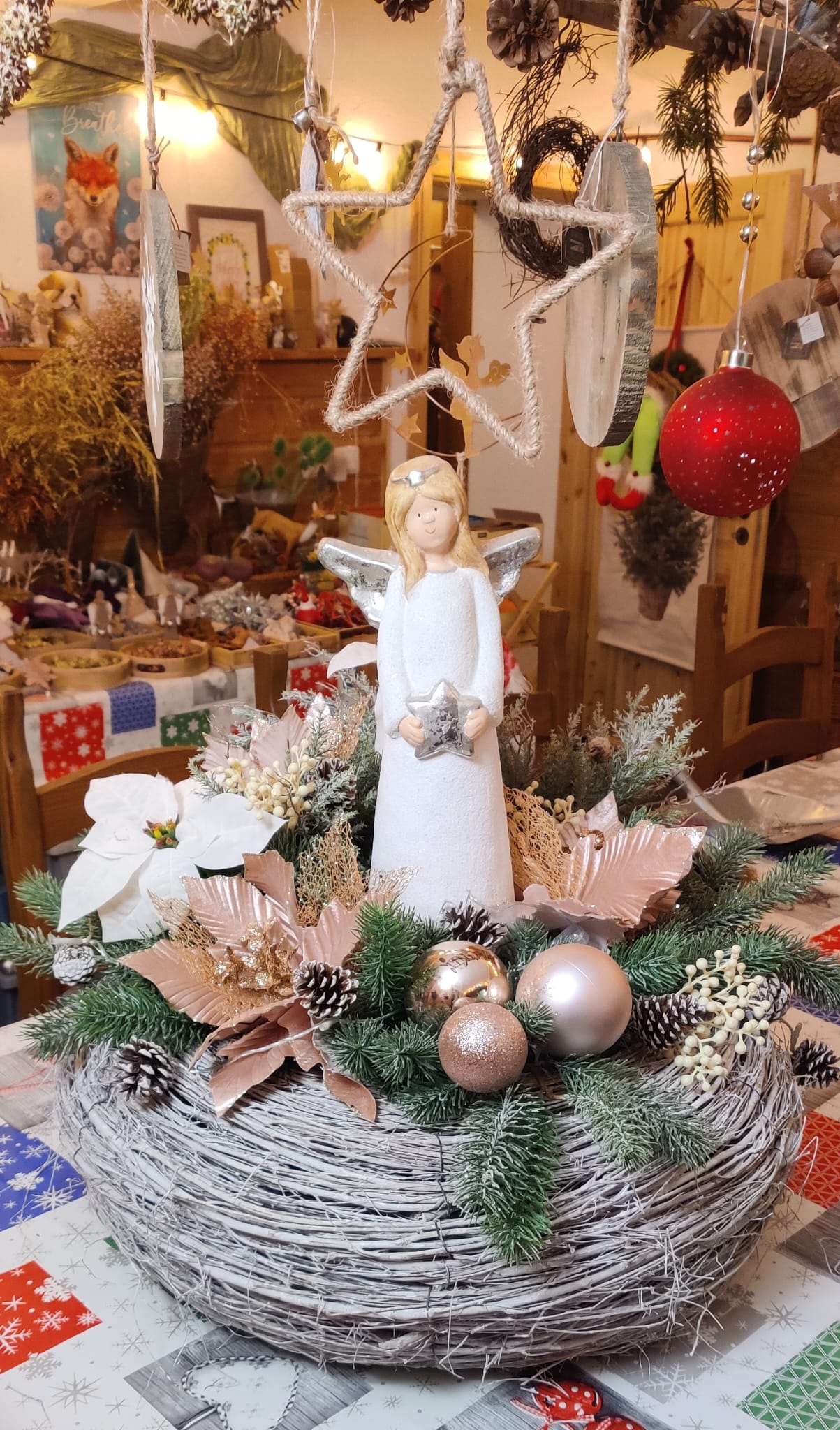 Engel Herzallerliebst Kranz Workshop