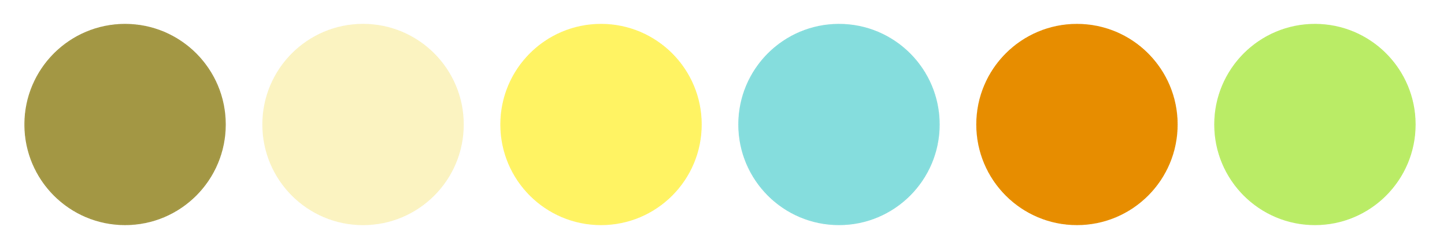 Natural colour pallete