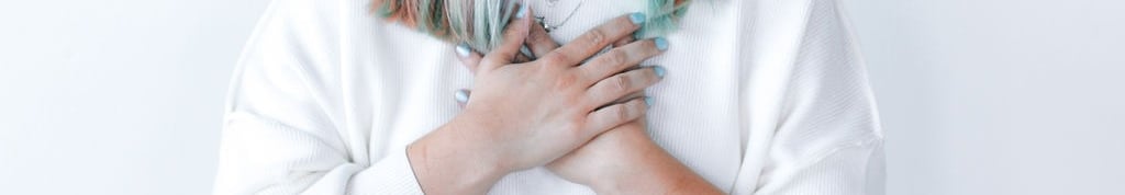 a woman with pastel hair and pastel blue and white hair