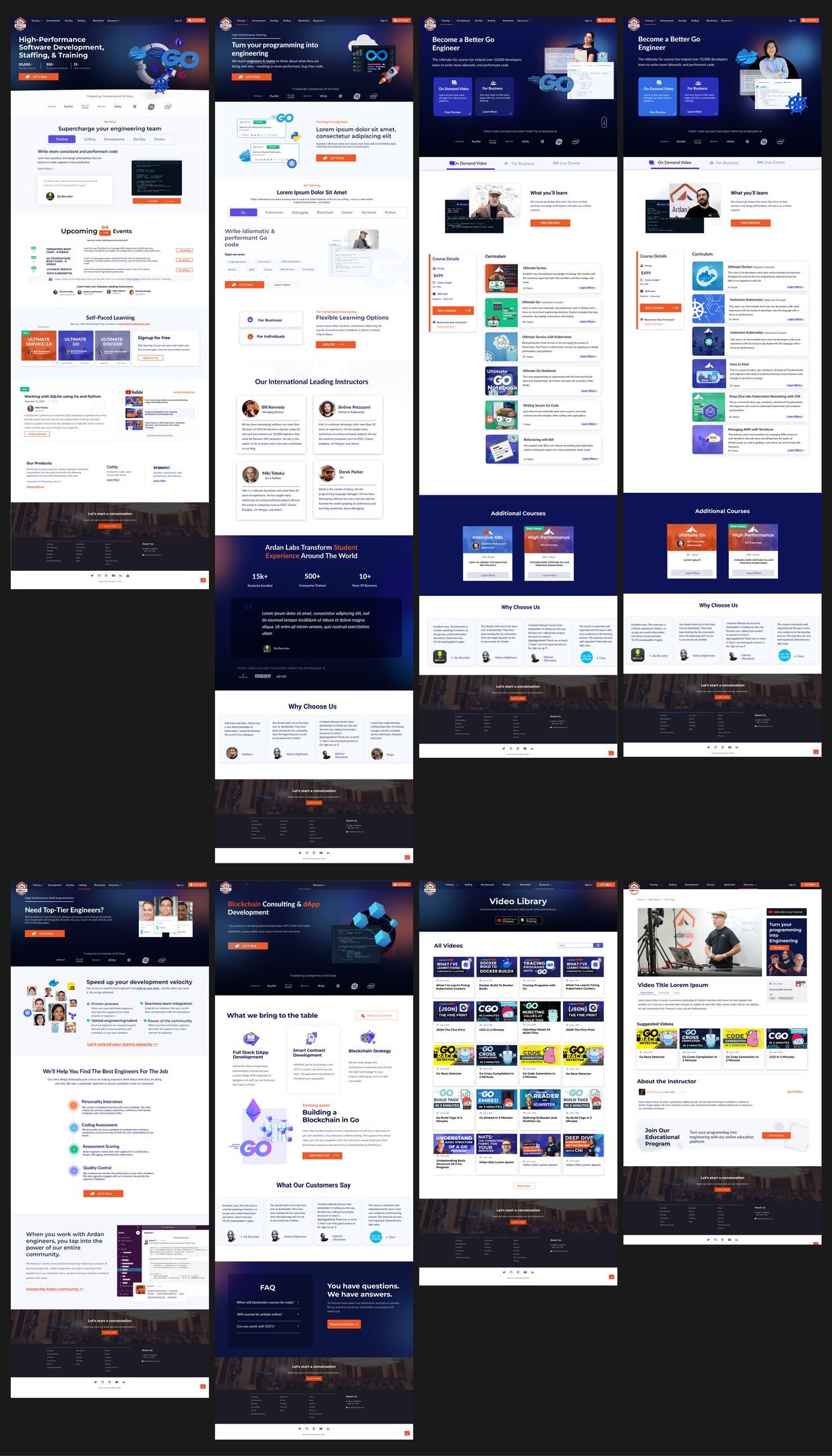 Final Redesign Mockups