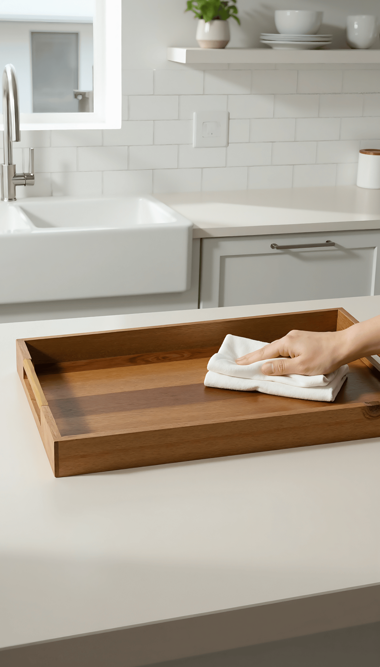 Snazzora serving tray product care instructions