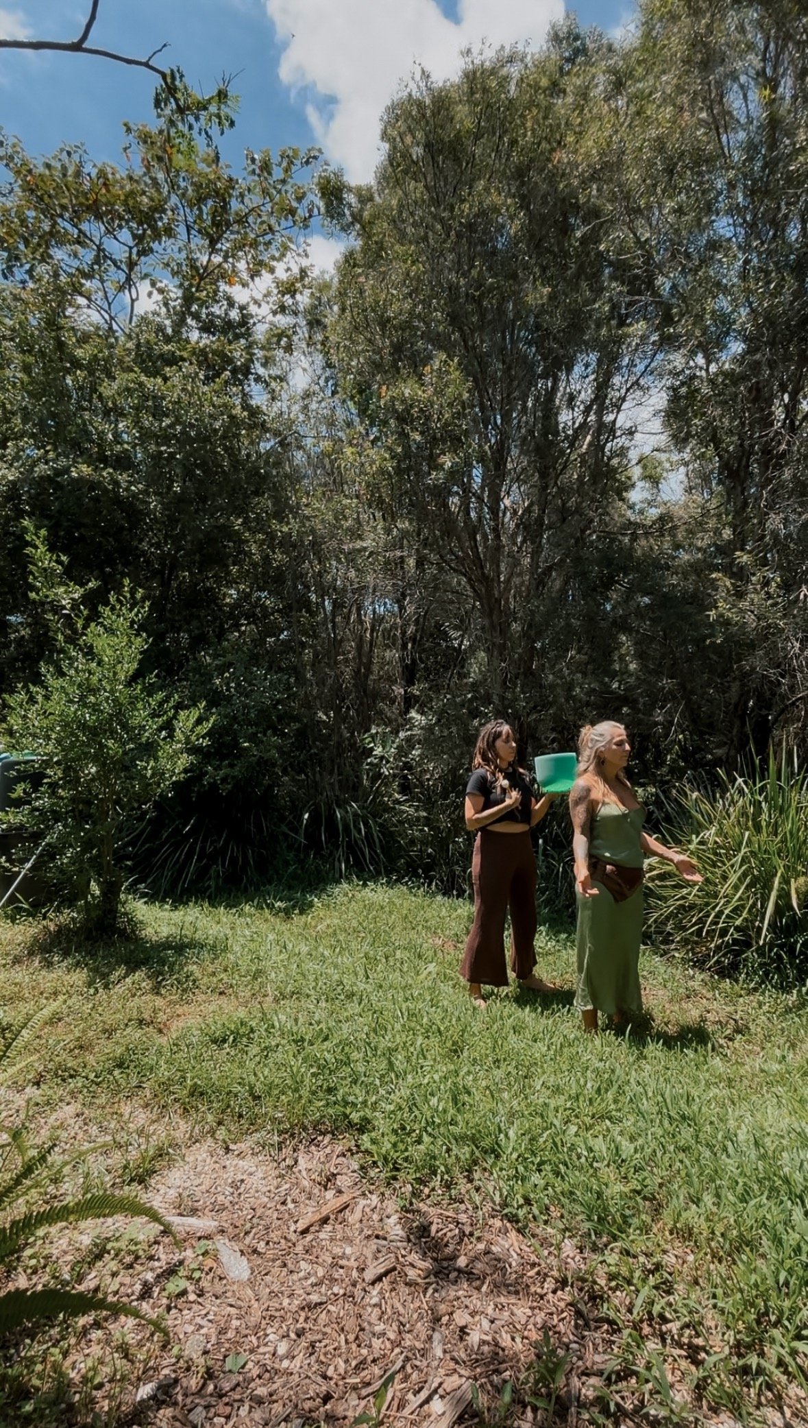 2 women and a crystal singing bowl