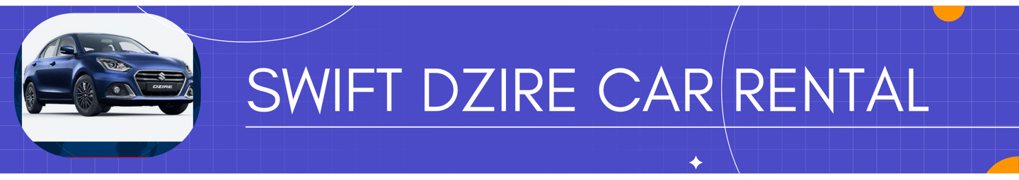 Swift Dzire car rental in Prayagraj