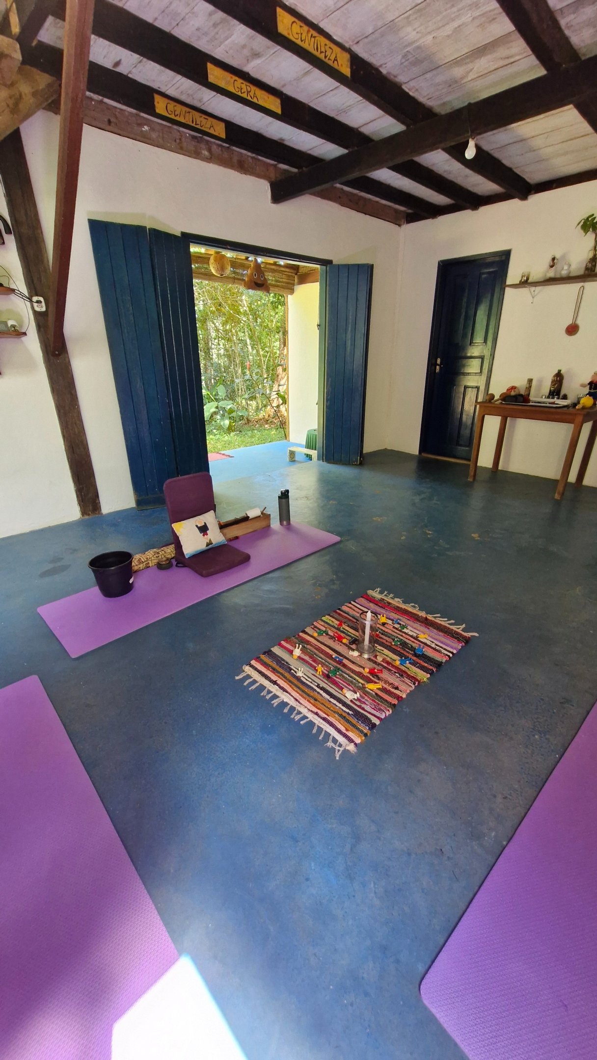 Sala da Casa Cura é utilizada para as sessões terapêuticas