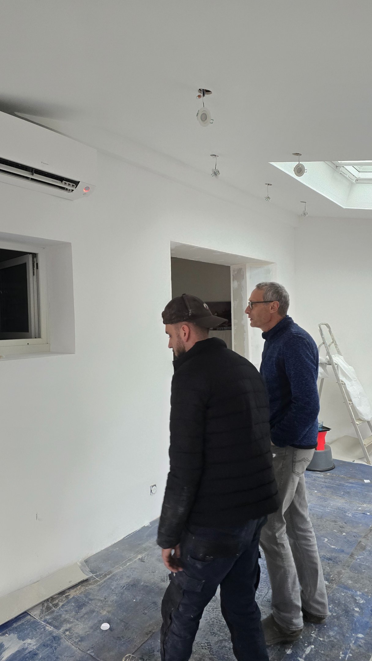 Premier démarrage d'un mural Daikin Perfera 2025.