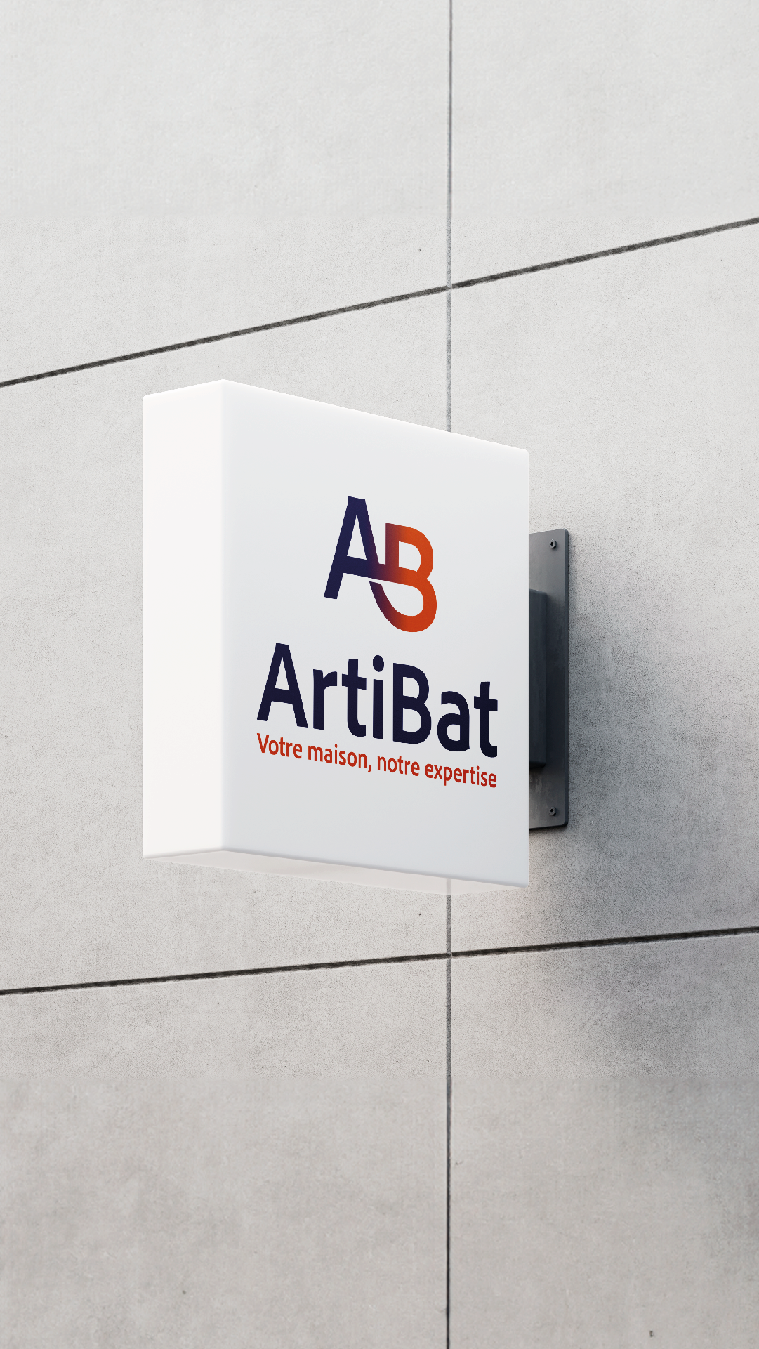 Réalisation : Logo- Identité graphique pour ARTIBAT - Amy Atelier Graphique