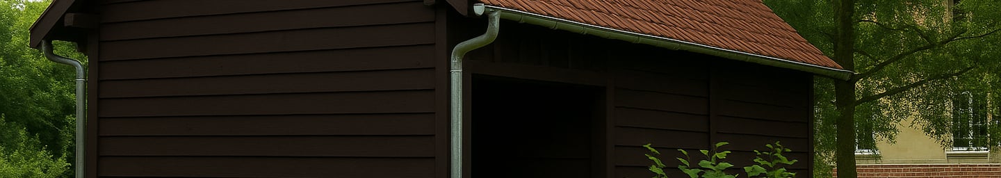 Bardage bois protégé avec une peinture naturelle durable, mate et non filmogène