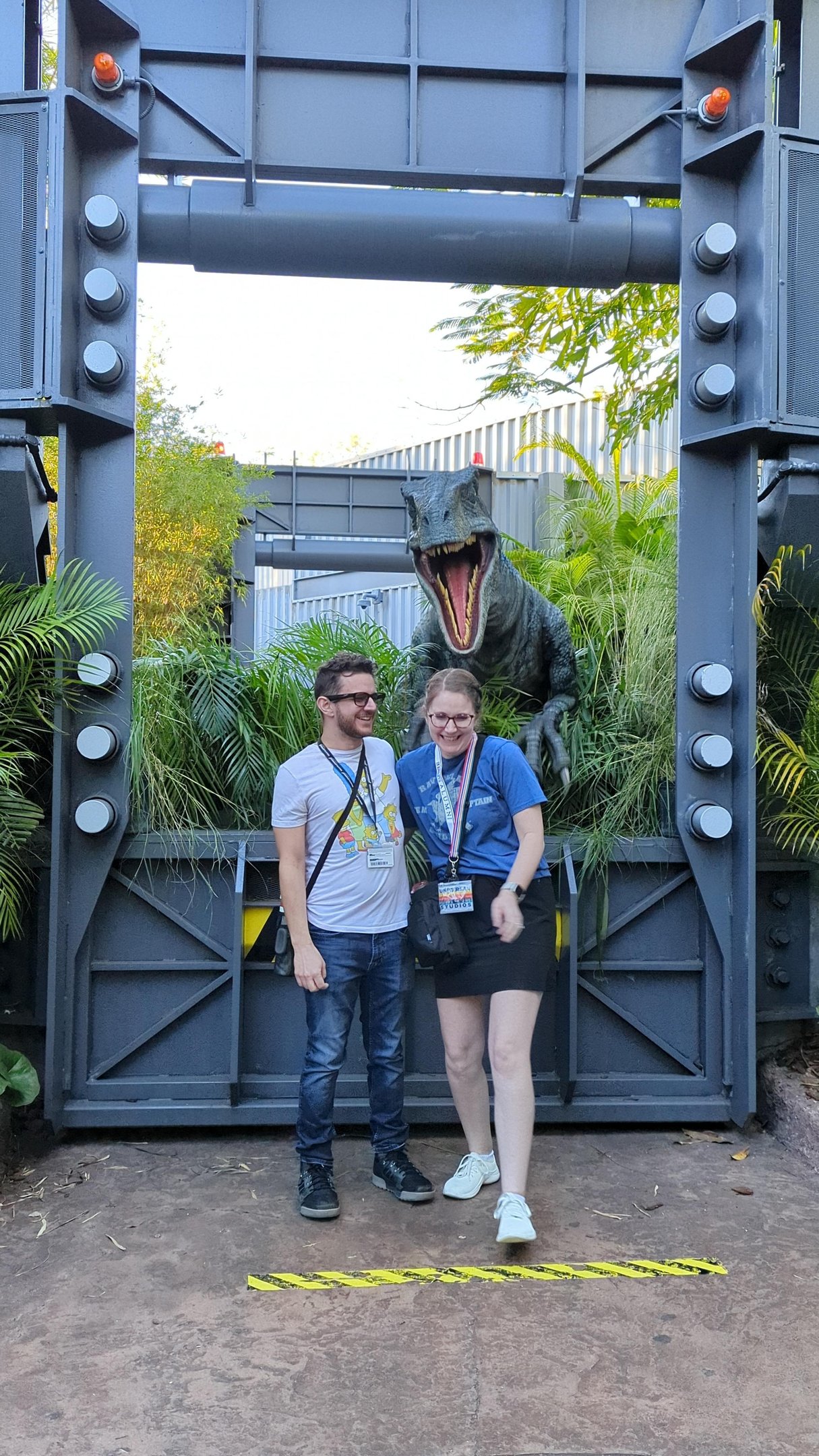 Meeting Blue in Jurassic World at Islands of Adventure in Universal Orlando Resort