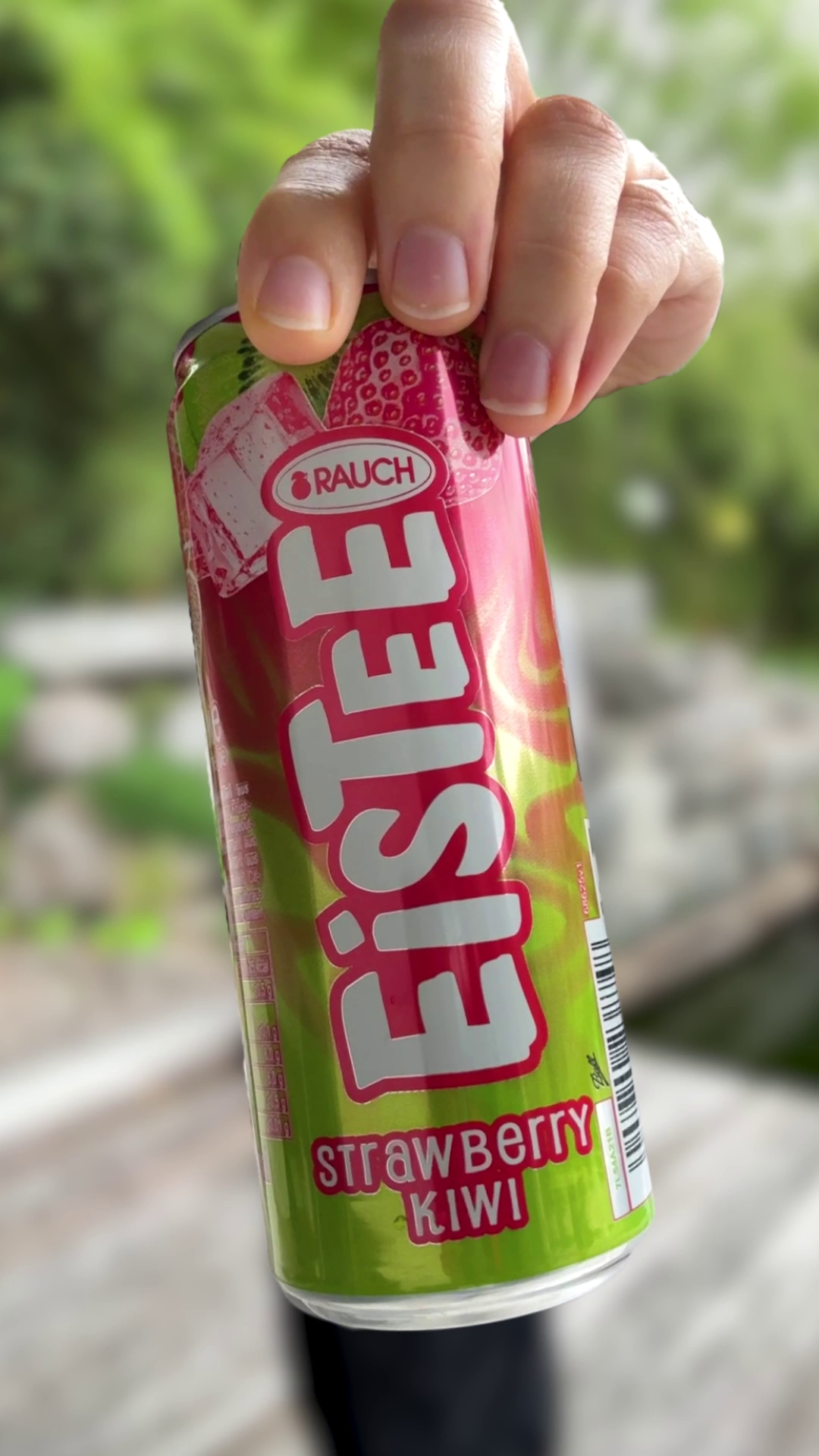 Rauch Eistee Erdbeer Kiwi Social Media Asset