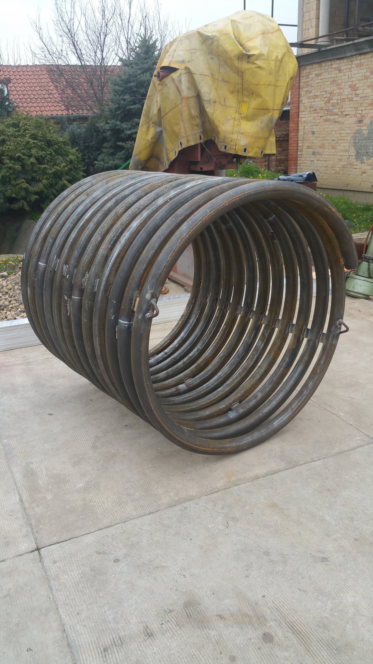 zavarivanje spiralnog izmenjivača