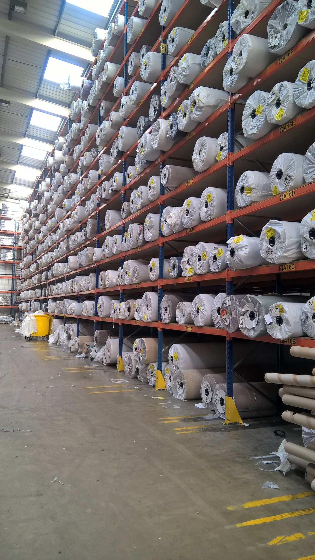 carpet racking UK