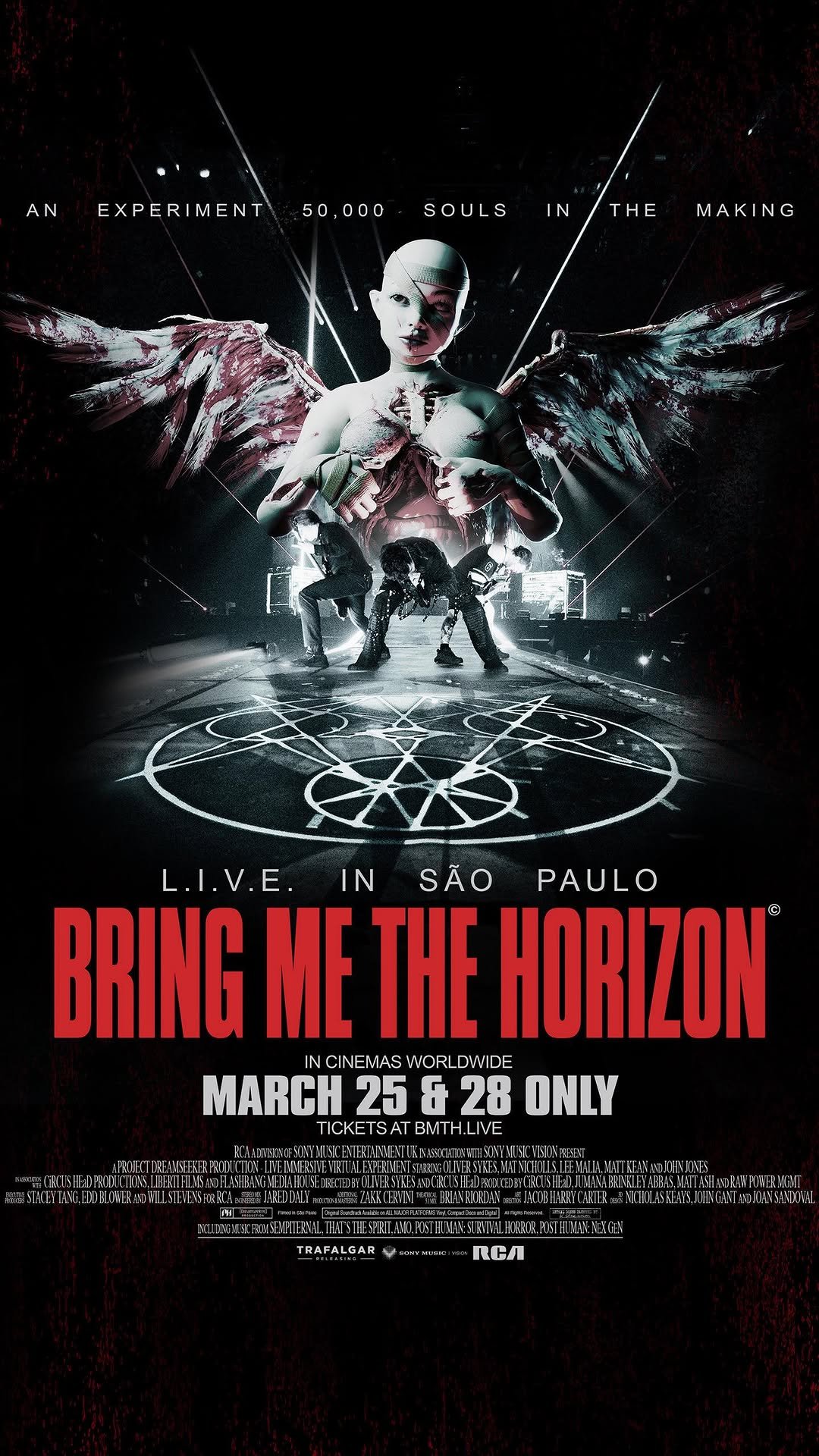 Bring Me The Horizon imortaliza show histórico em SP com filme-concerto imersivo