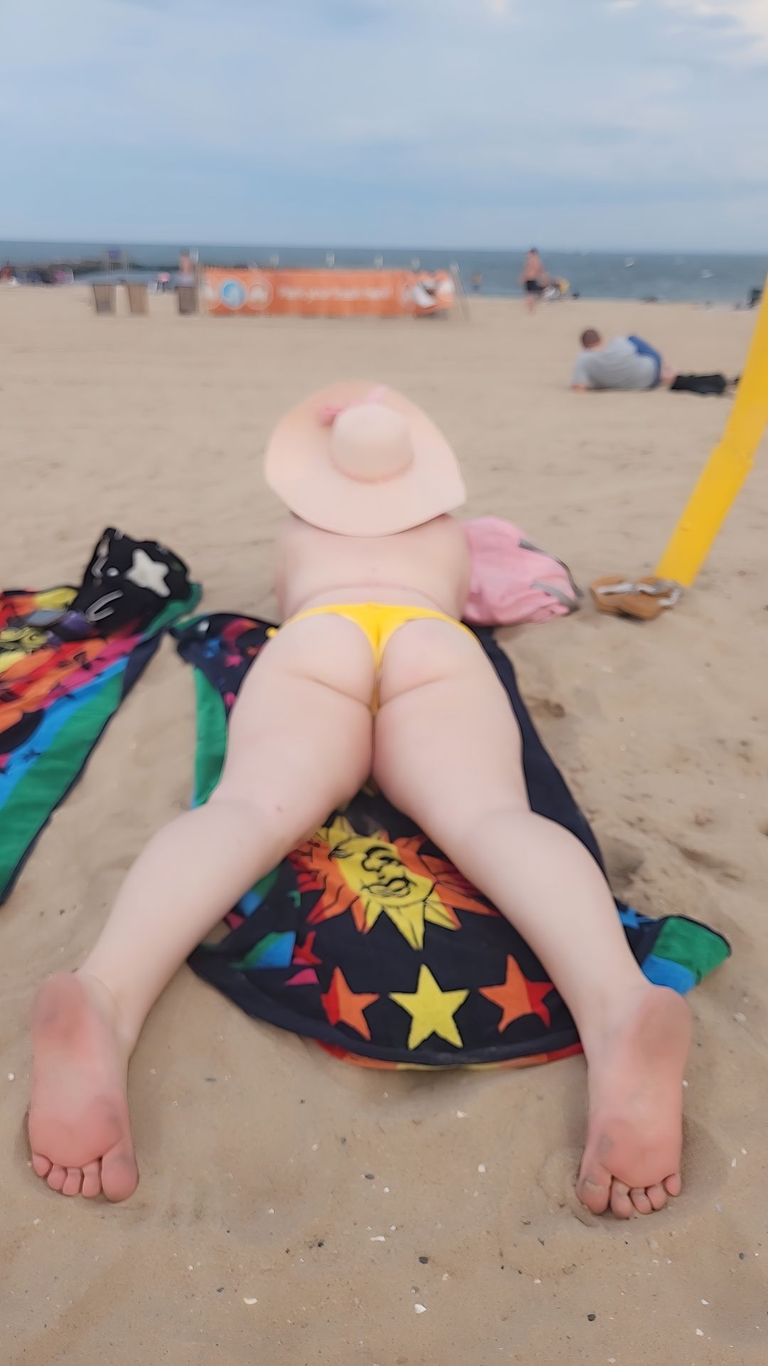 a view of my butt on coney island!