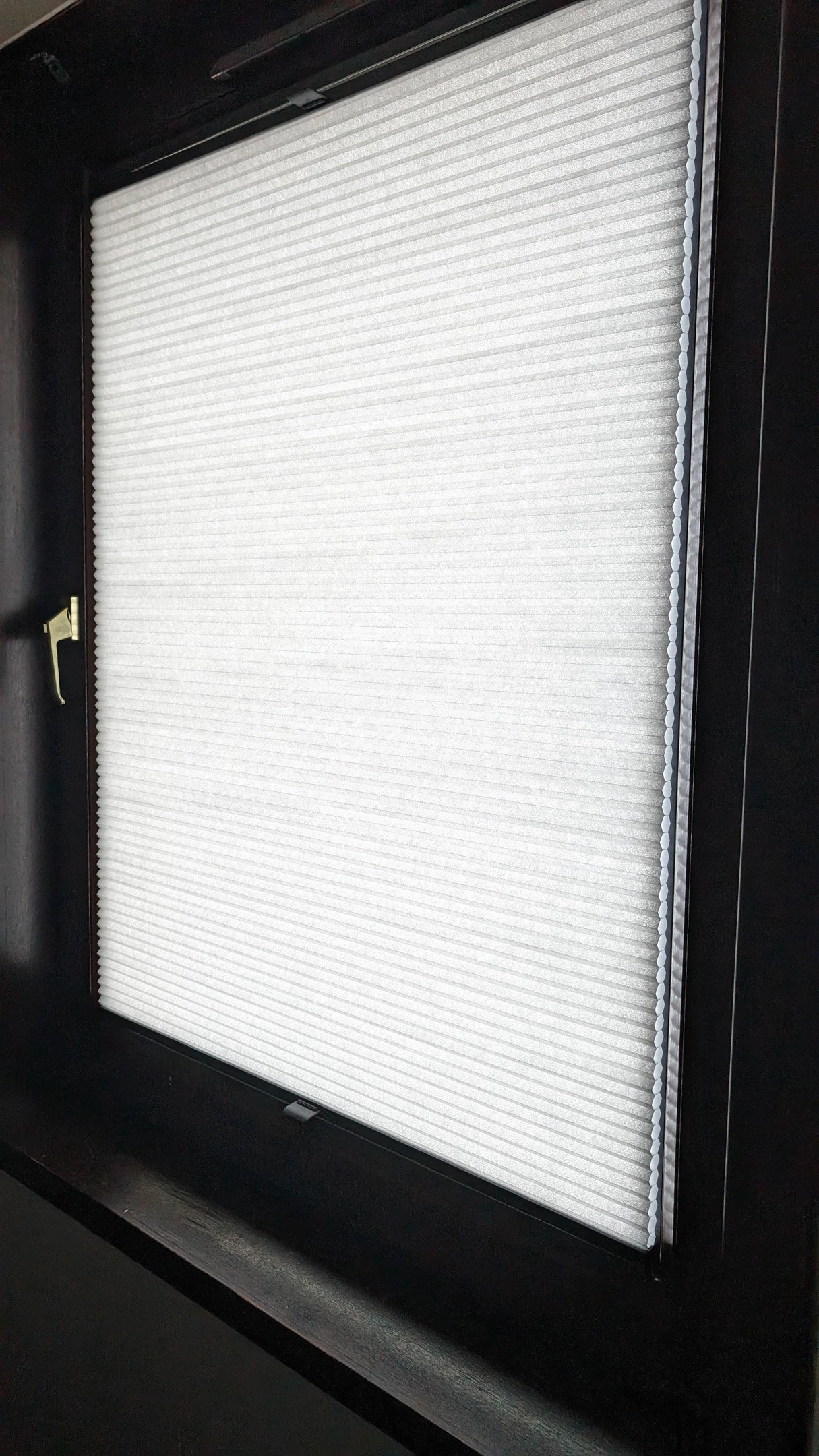 CLIC honeycomb blind top down bottom up fitted to uPVC window in Aberdeen