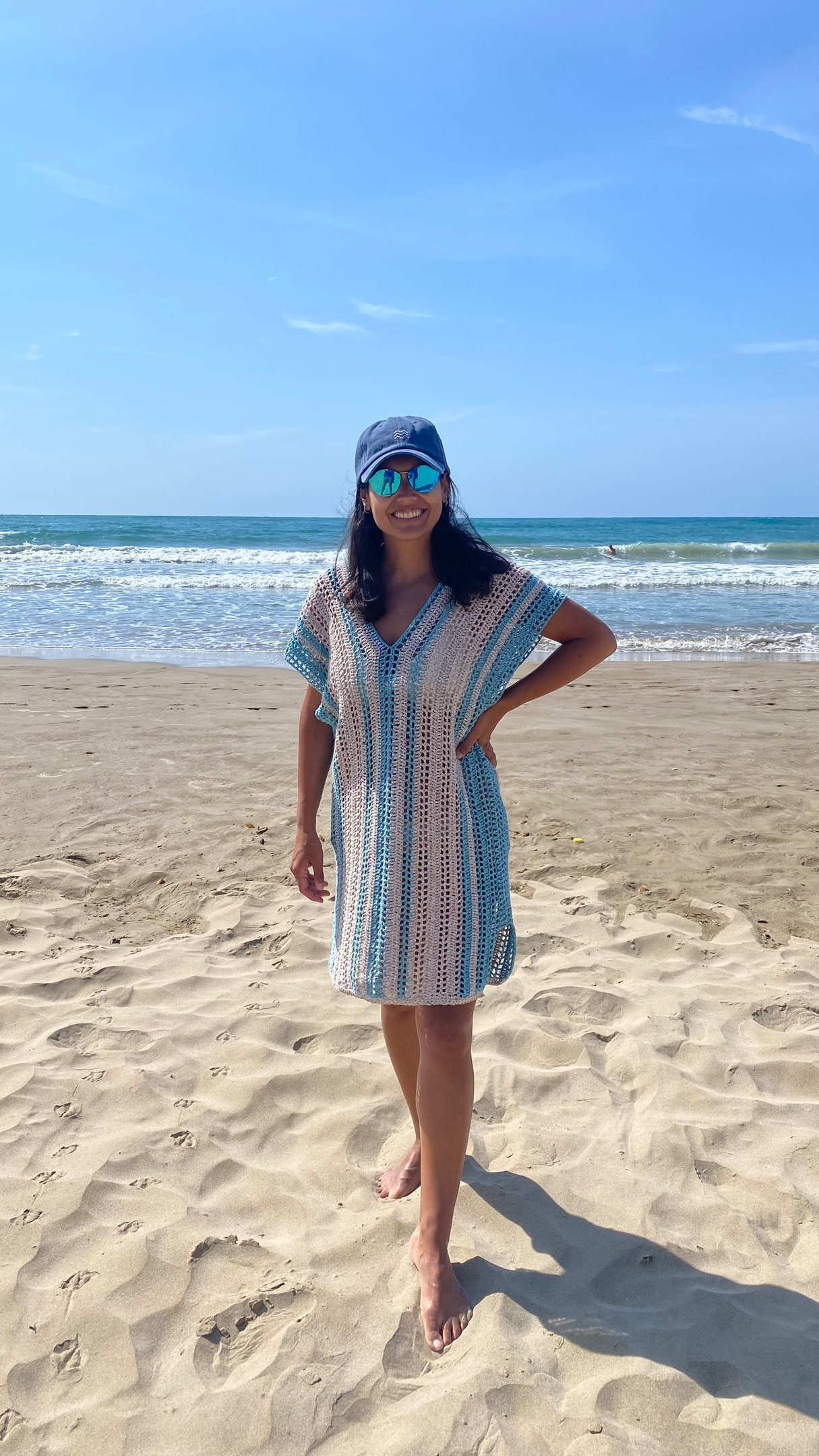 Patron crochet vestido playero