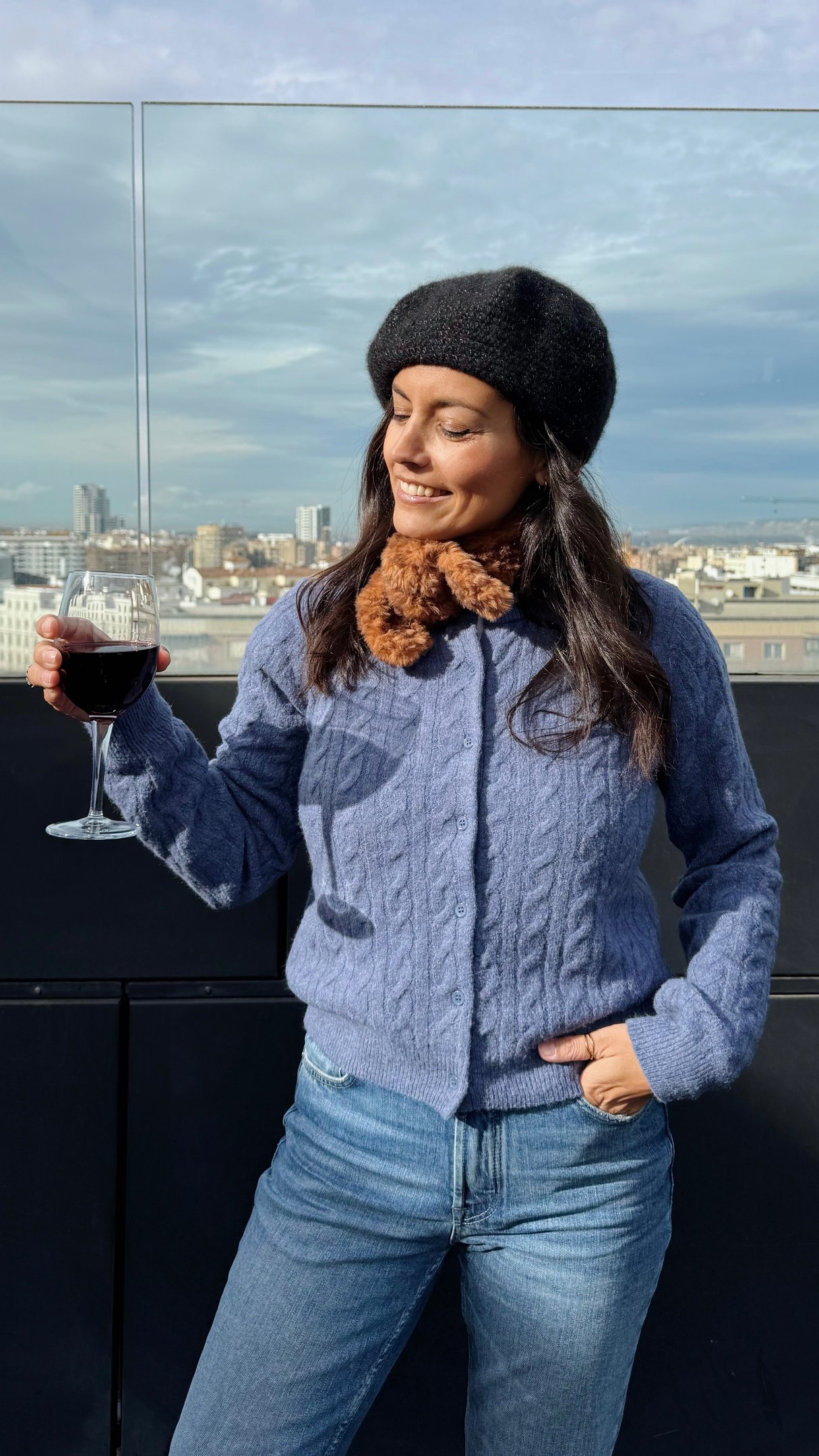 Patron crochet mini bufanda