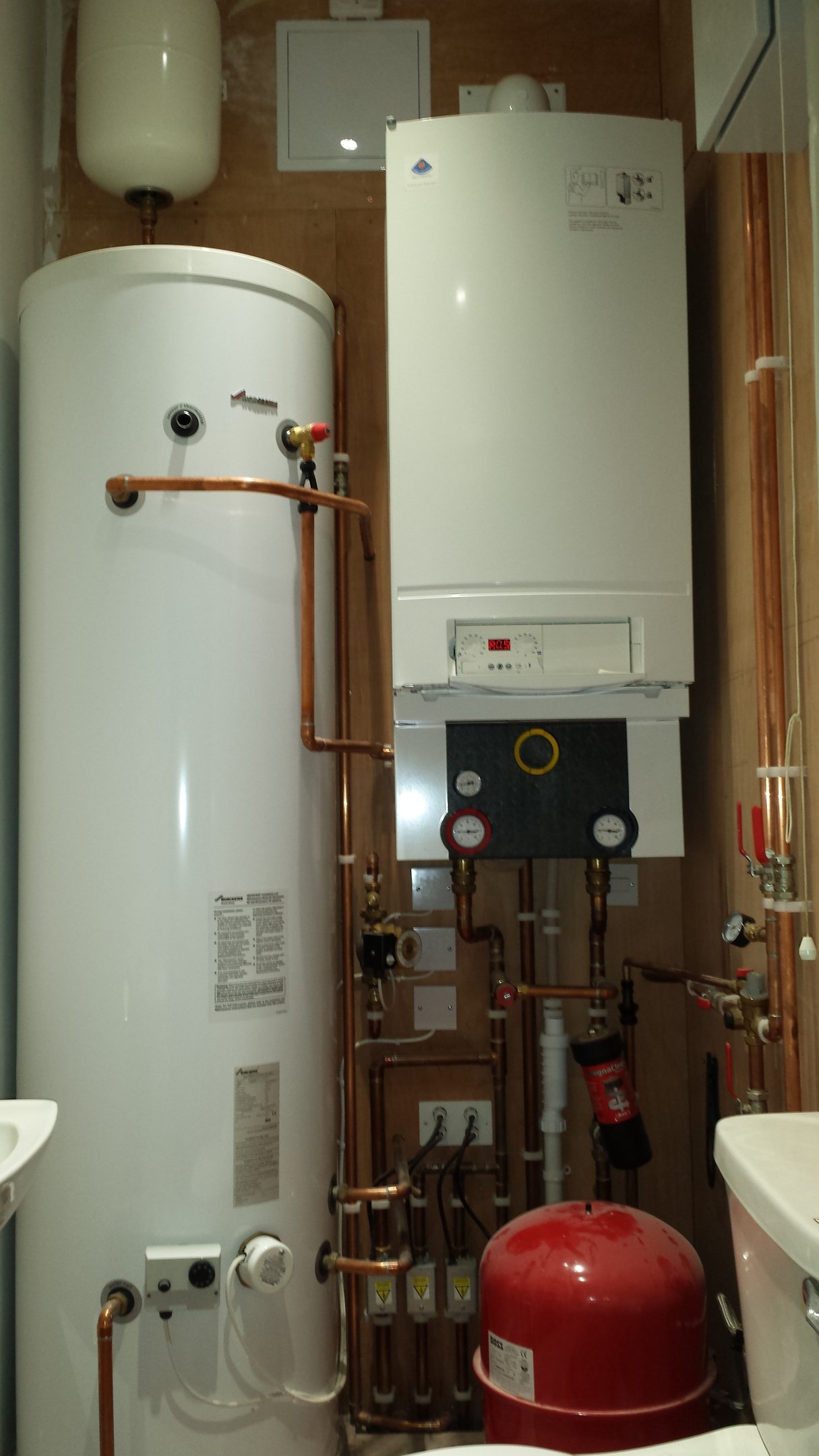 Worcester Bosch cylinder installation Umberleigh