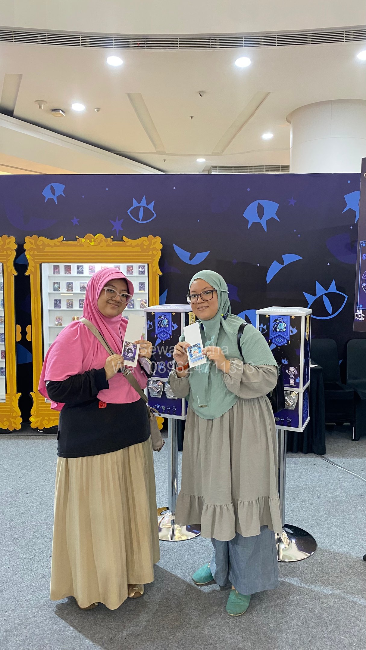 Sewa mesin gacha kartu event indonesia