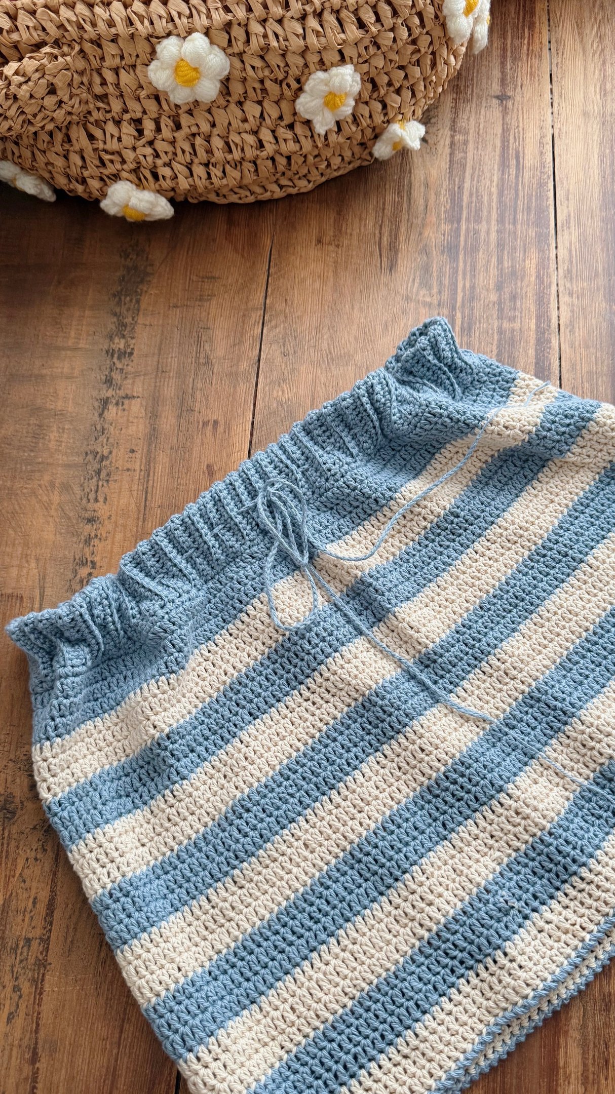 Tutorial falda de crochet