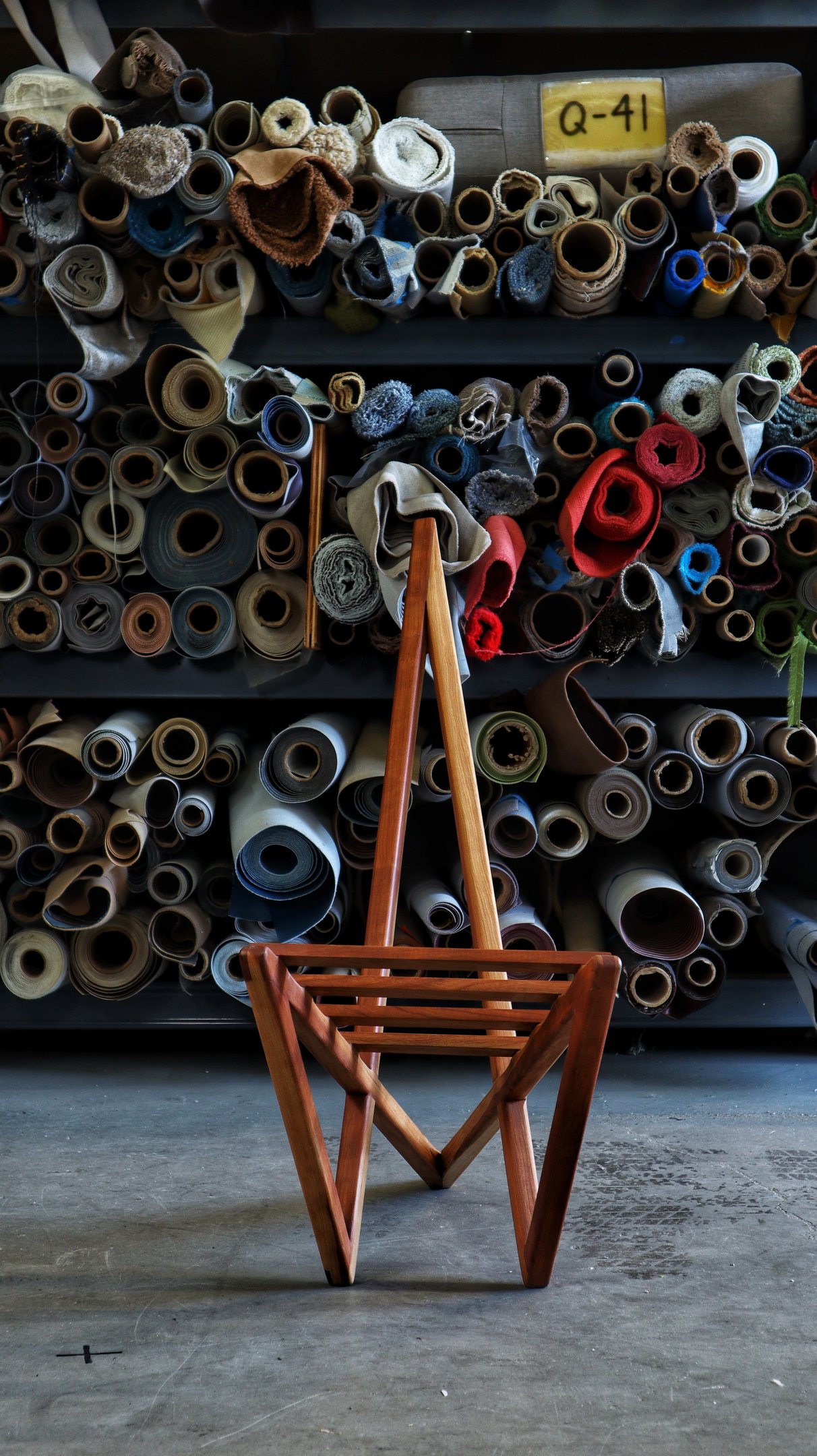 Creative wooden lounge chair