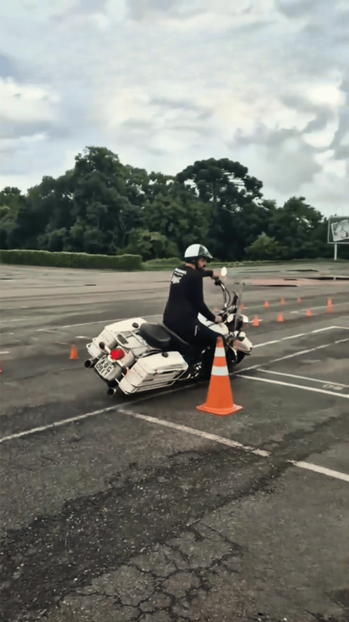 Passagem demonstrativa pelo instrutor