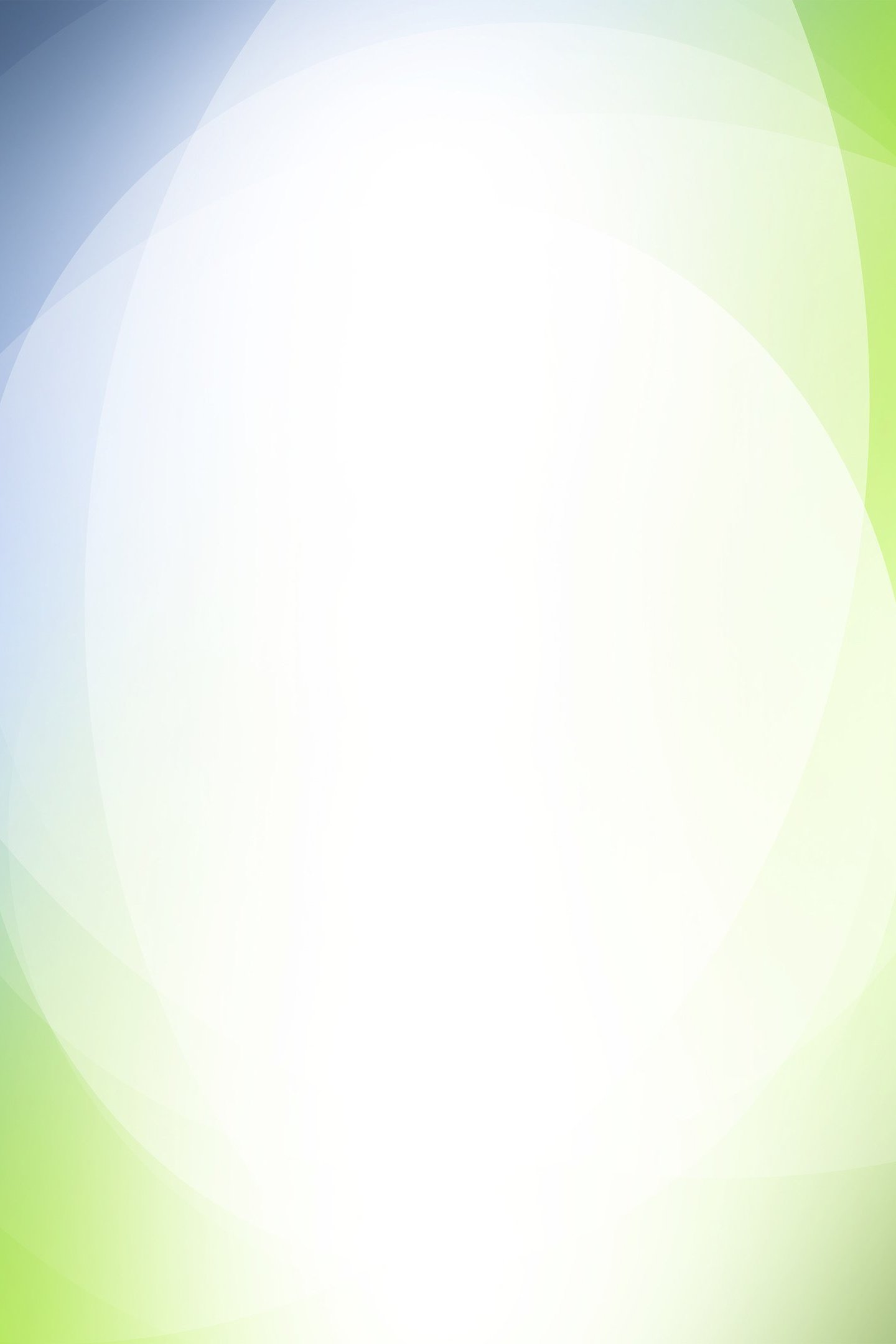 Abstract background with soft blue and green curves and a bright white central glow.