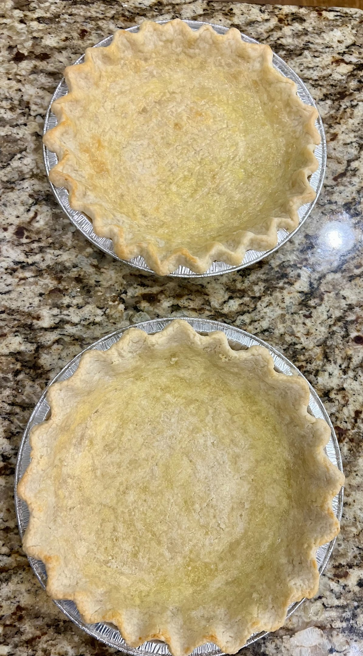 par-baked pie crust