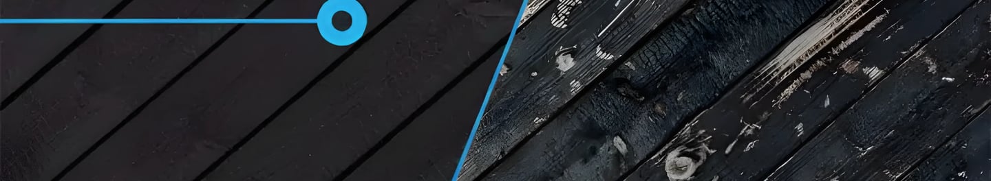 Bardage bois extérieur avec finition noire mate effet bois brûlé obtenue par une peinture naturelle respirante