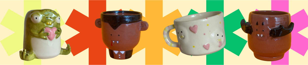 Piezas de cerámica originales hechas en México