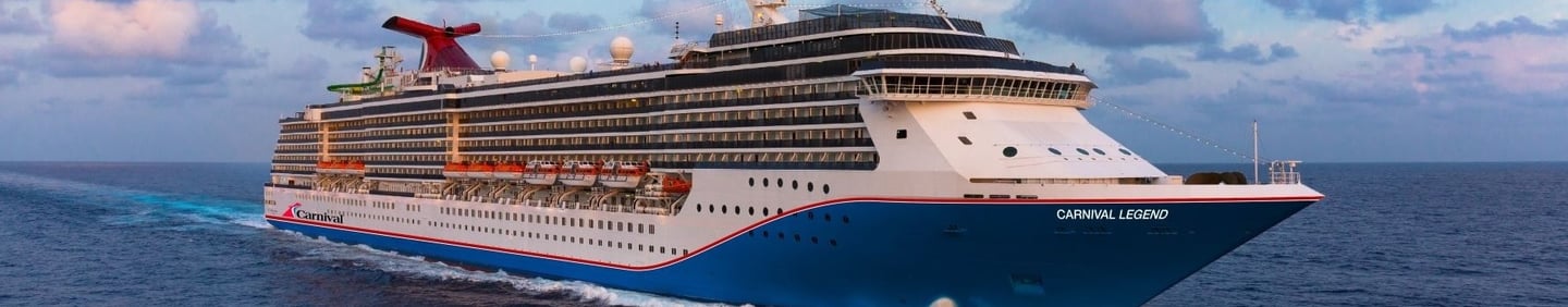 The Carnival Legend cruise ship.